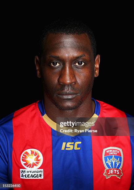 Emile Heskey of Newcastle Jets poses during a 2012/13 A-League player portrait session at Parramatta Stadium on October 2, 2012 in Sydney, Australia.