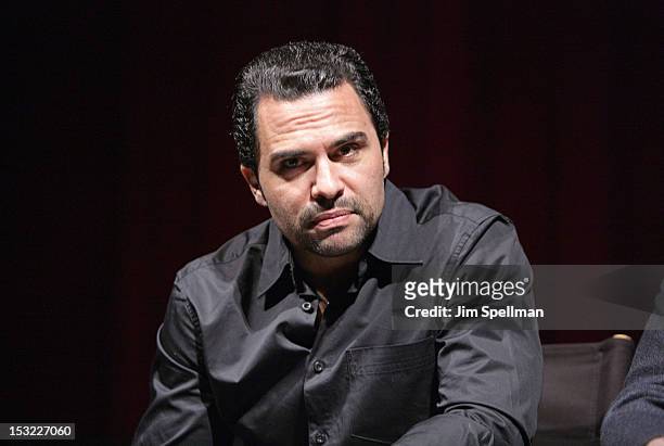 Actor Manny Perez attends the "Keep Your Enemies Closer: Checkmate" screening at the School of Visual Arts Theater on October 1, 2012 in New York...