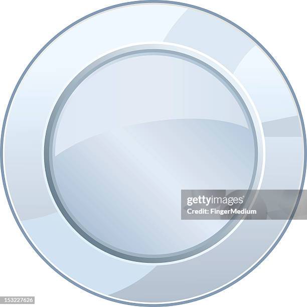 plate - empty plate white background stock illustrations