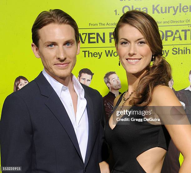 James Herbert and Abigail Carpenter arrive at the Los Angeles premiere of "Seven Psychopaths" at Mann Bruin Theatre on October 1, 2012 in Westwood,...