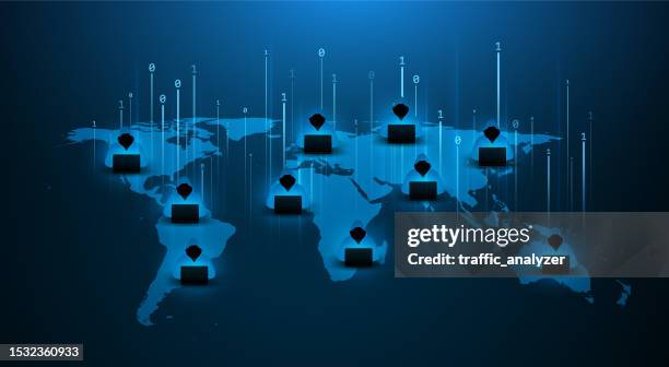 140 Cyber Attack World Map Stock Photos, High-Res Pictures, and Images ...