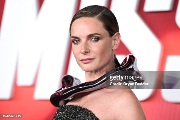 Rebecca Ferguson attends the US Premiere of "Mission: Impossible - Dead Reckoning Part One" presented by Paramount Pictures and Skydance at Rose...