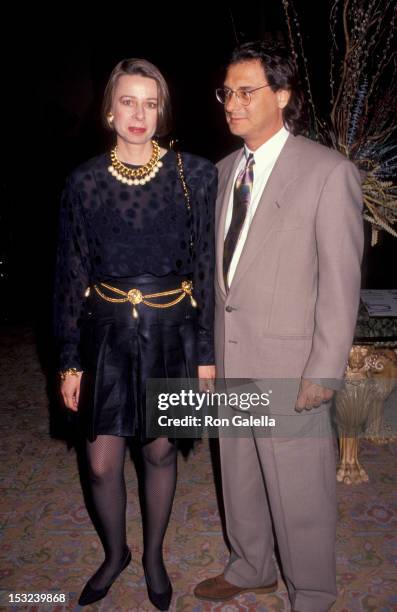 Producer Diane English and date attend Viewer's For Quality Television Awards on September 12, 1991 at the Universal Hilton Hotel in Universal City,...