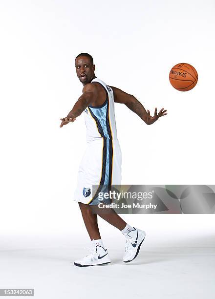 Ronald Murray of the Memphis Grizzlies poses for a portrait during Memphis Grizzlies Media Day on October 1, 2012 at FedExForum in Memphis,...