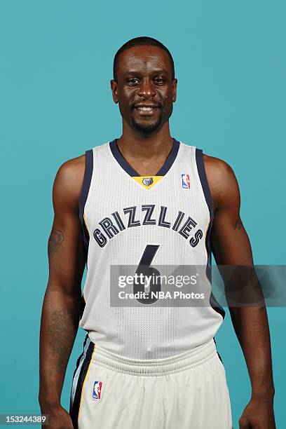 Ronald Murray of the Memphis Grizzlies poses for a portrait during Memphis Grizzlies Media Day on October 1, 2012 at FedExForum in Memphis,...