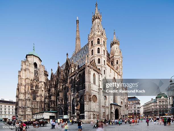 st. stephen's cathedral, vienna, austria - st stephens cathedral vienna stock pictures, royalty-free photos & images
