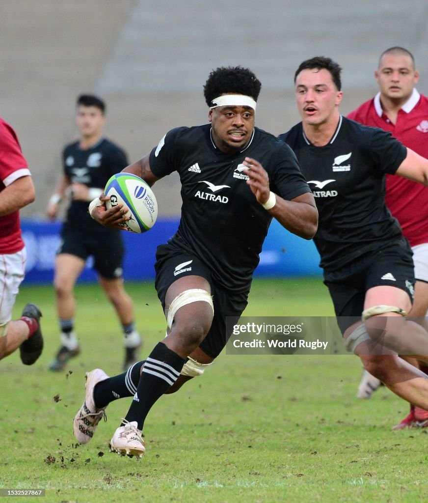 Peter Rann Rugby Peter Lakai of New Zealand during the World Rugby U20 Championship ...