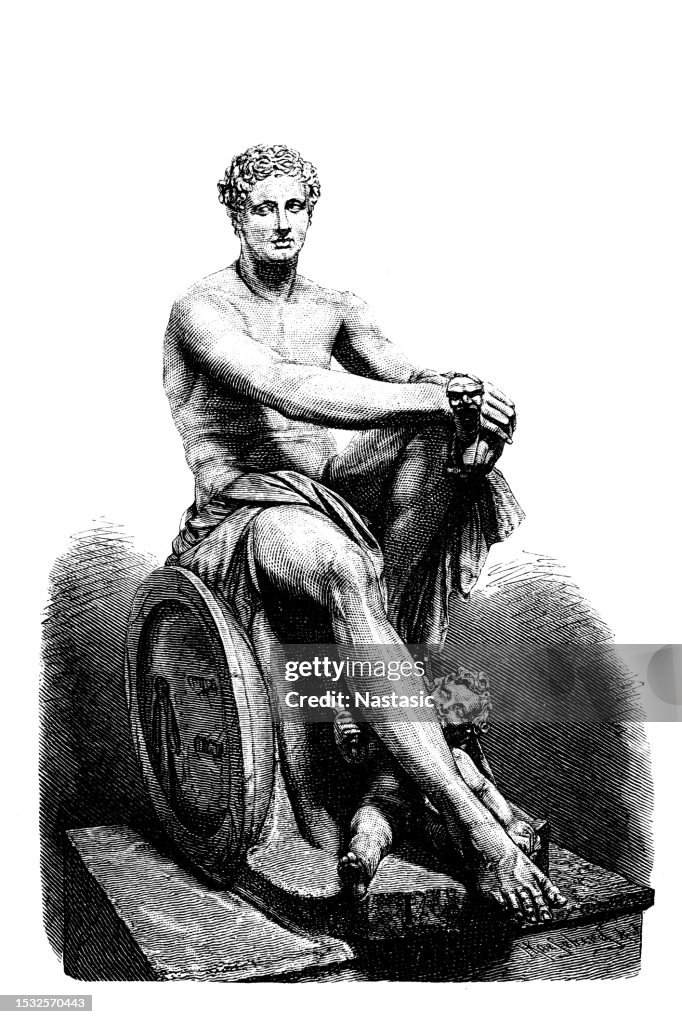 Ares, God of terrible war, carnage and massacre