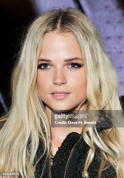 Gabriella Wilde attends as Burberry celebrates The Britain at Burberry Regent Street on October 2, 2012 in London, England.