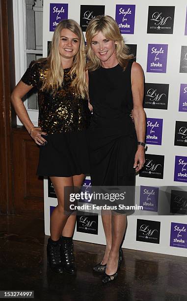 Anthea Turner attends the launch party of Style for Stroke by Nick Ede at No 5 Cavendish Square on October 2, 2012 in London, England.