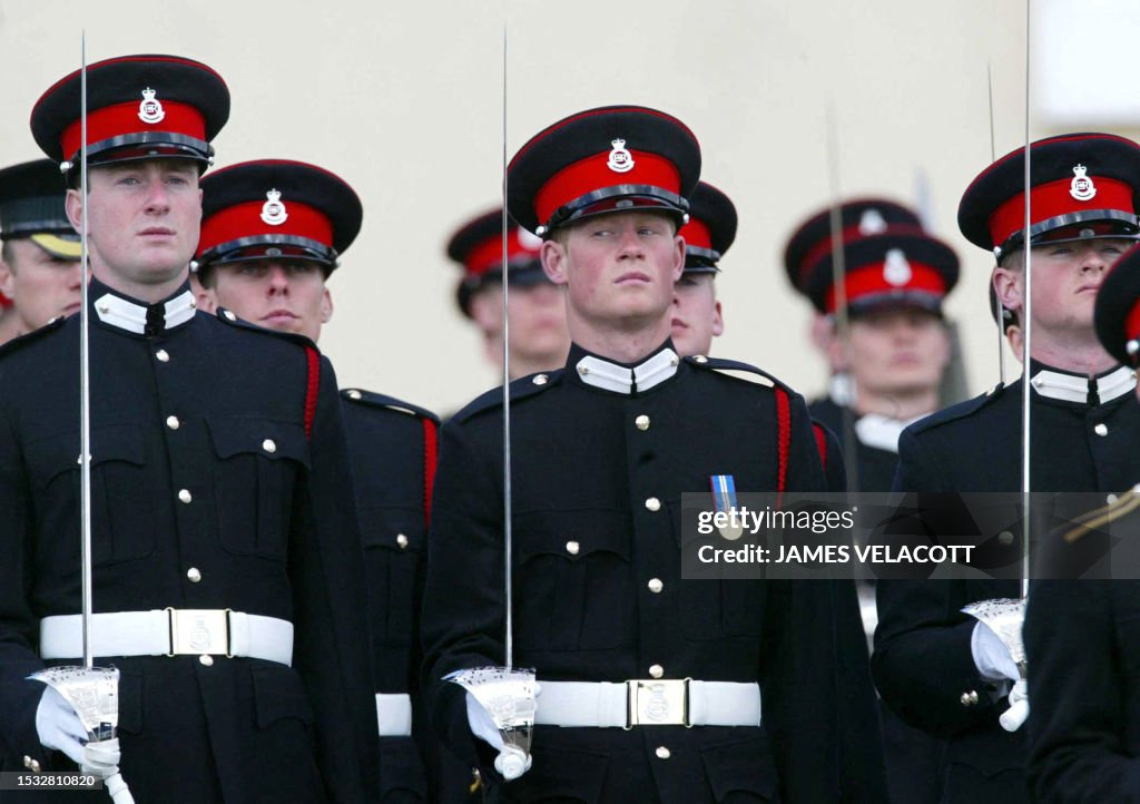 TOPSHOT-BRITAIN-ROYAL-MILITARY-HARRY