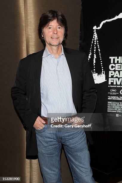 Documentary filmmaker Ken Burns attends 'The Central Park Five' New York Special Screening at Dolby 88 Theater on October 2, 2012 in New York City.