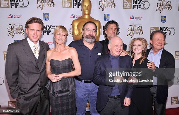Cary Elwes, Robin Wright, Rob Reiner, Chris Sarandon, Wallace Shawn, Carol Kane, and Billy Crystal attend the 25th anniversary screening & cast...