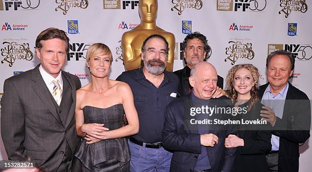 Cary Elwes, Robin Wright, Mandy Patinkin, Chris Sarandon, Wallace Shawn, Carol Kane, and Billy Crystal attend the 25th anniversary screening & cast...