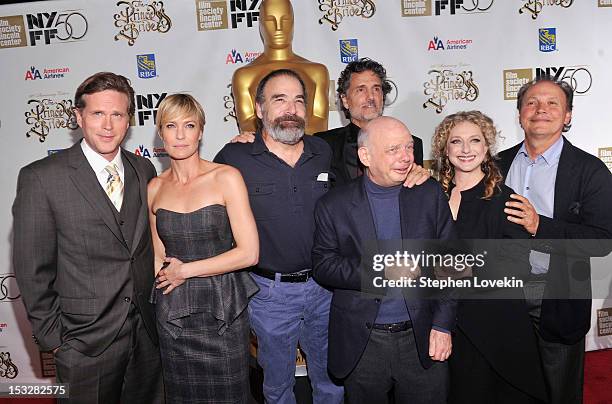 Cary Elwes, Robin Wright, Mandy Patinkin, Chris Sarandon, Wallace Shawn, Carol Kane, and Billy Crystal attend the 25th anniversary screening & cast...