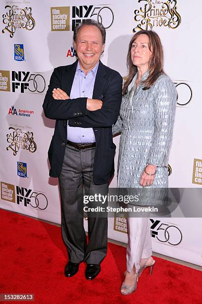 Actor Billy Crystal and Janice Crystal attend the 25th anniversary screening & cast reunion of "The Princess Bride" during the 50th New York Film...