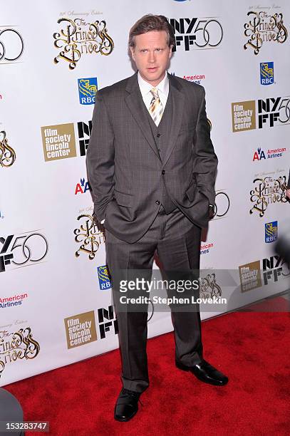 Cary Elwes attends the 25th anniversary screening & cast reunion of "The Princess Bride" during the 50th New York Film Festival at Alice Tully Hall...