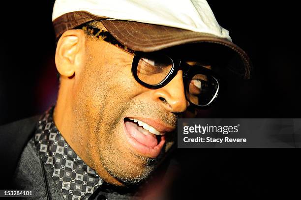 Director Spike Lee attends the "Flip the Script" Public Awareness campaign launch at The Joy Theater on October 2, 2012 in New Orleans, Louisiana.