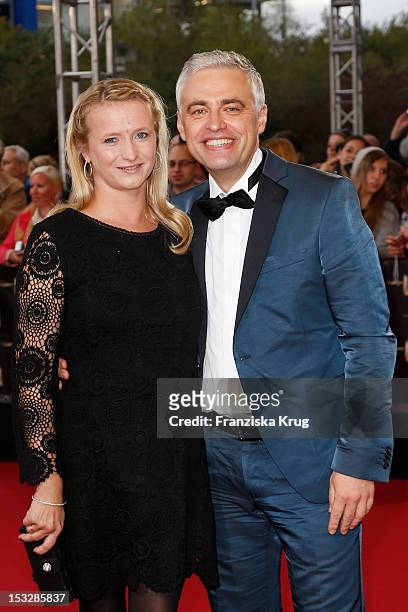 Andreas von Thien and Alexandra von Thien attend the German TV Award 2012 at Coloneum on October 2, 2012 in Cologne, Germany.