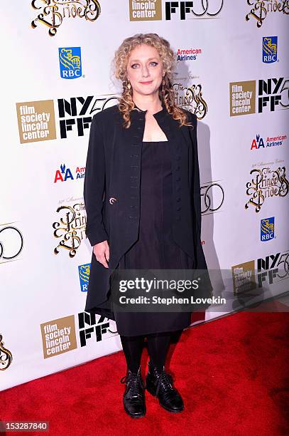 Carol Kane attends the 25th anniversary screening & cast reunion of "The Princess Bride" during the 50th New York Film Festival at Alice Tully Hall...