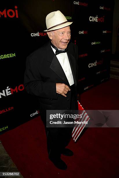 Actor Allan Rich arrives at the Cinémoi North American Launch Party at L’Ermitage on October 2, 2012 in Beverly Hills, California. Cinémoi is a new...