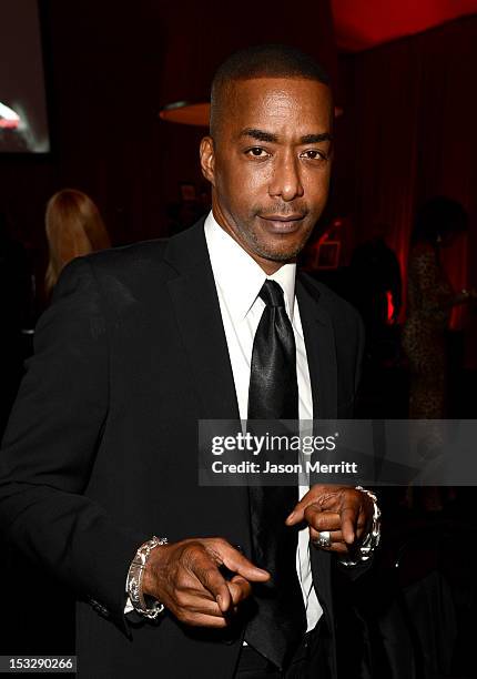 Actor Miguel A. Nunez Jr. Attends the Cinémoi North American Launch Party at L’Ermitage on October 2, 2012 in Beverly Hills, California. Cinémoi is a...