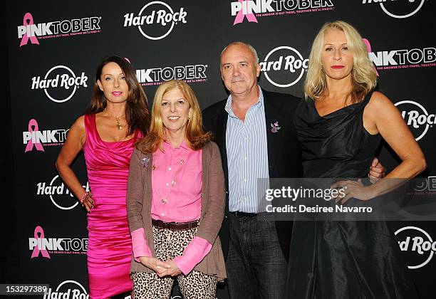 Singer Keren Woodward, Director of Marketing at The Breast Cancer Research Foundation Robbie Finke Franklin, CEO of Hard Rock Cafe Hamish Dodds and...