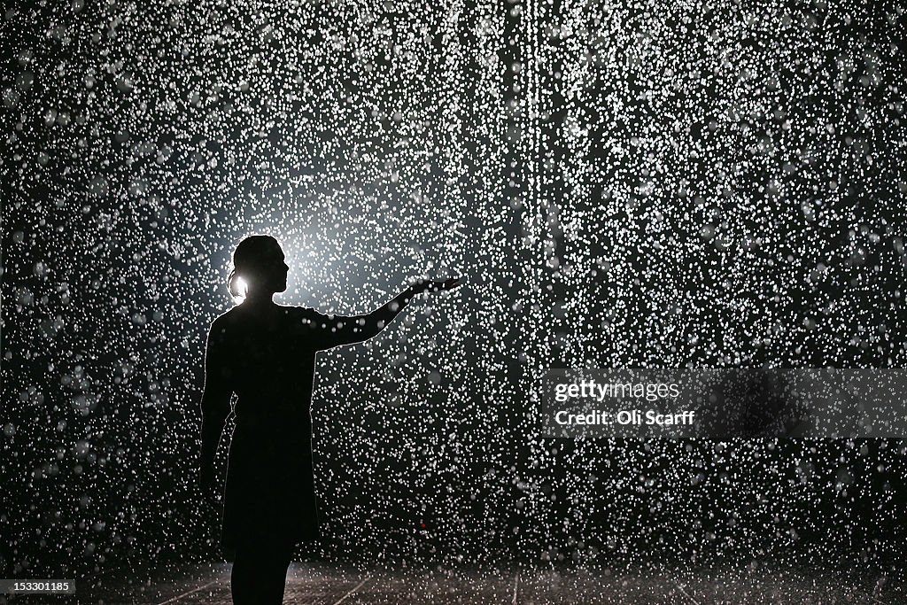 The Rain Room Is Unveiled At The Curve Inside The Barbican Centre