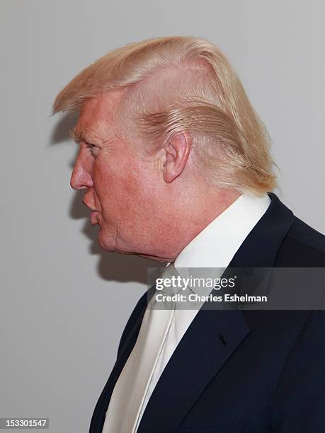 Donald Trump attends the Limited Edition Marchesa/NFL Collaboration Launch at National Football League on October 2, 2012 in New York City.