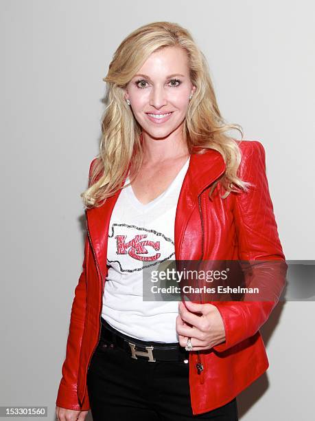 Tavia Hunt attends the Limited Edition Marchesa/NFL Collaboration Launch at National Football League on October 2, 2012 in New York City.