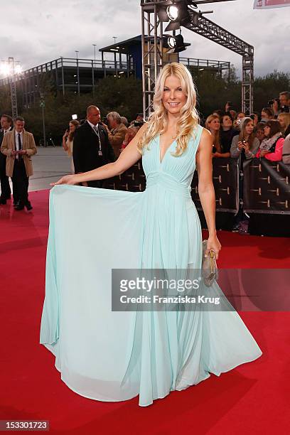 Tina Kaiser attends the German TV Award 2012 at Coloneum on October 2, 2012 in Cologne, Germany.