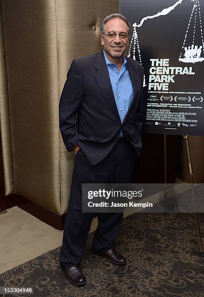 Lonnie Soury attends "The Central Park Five" New York Special Screening at Dolby 88 Theater on October 2, 2012 in New York City.