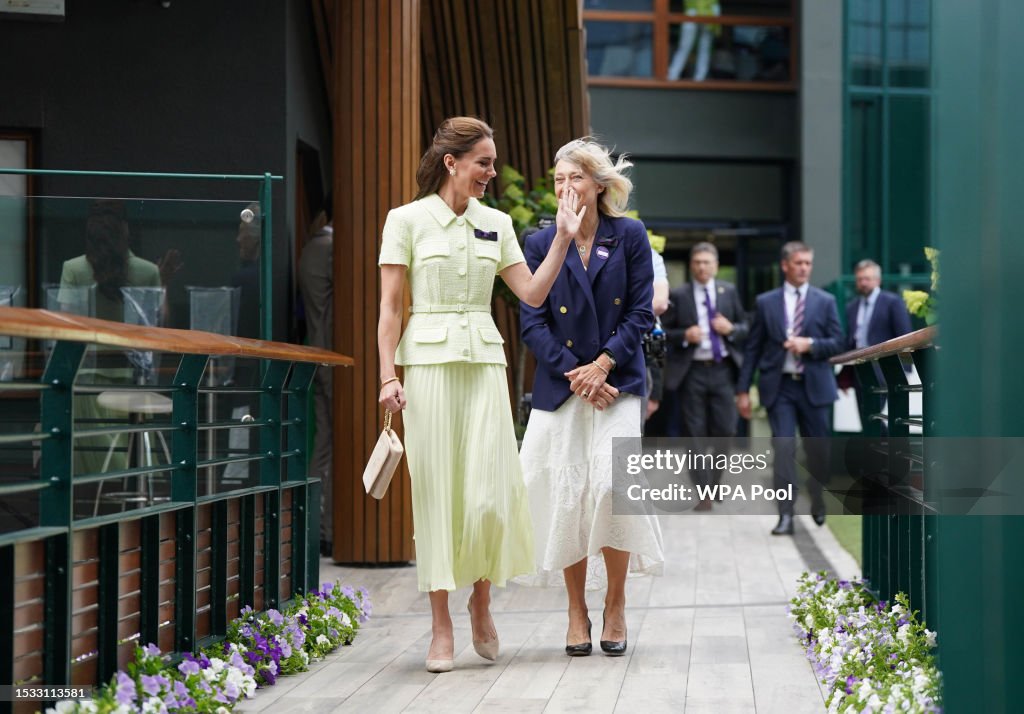 The Princess of Wales Attends Wimbledon 2023 - Day 13