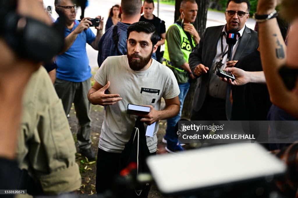 TOPSHOT-SWEDEN-RELIGION-ISLAM-JUDAISM-CHRISTIANITY-DEMONSTRATION