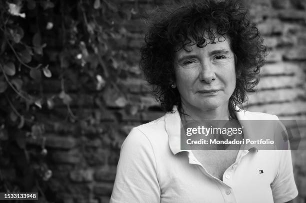 The English writer Jeanette Winterson at the XXII edition of Letterature, International Festival of Rome, entitled Tempo Nostro at the Stadio...