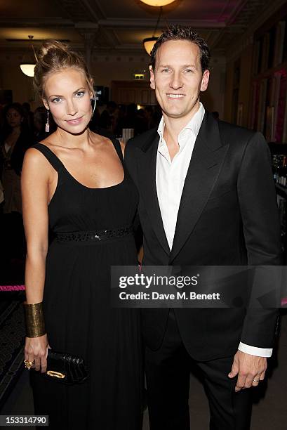 Zoe Cole and Brendan Cole arrive at The Inspiration Awards For Women 2012 at Cadogan Hall on October 3, 2012 in London, England.