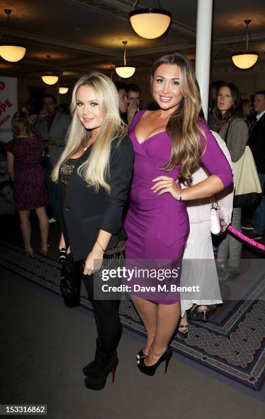 Lauren Goodger arrives at The Inspiration Awards For Women 2012 at Cadogan Hall on October 3, 2012 in London, England.