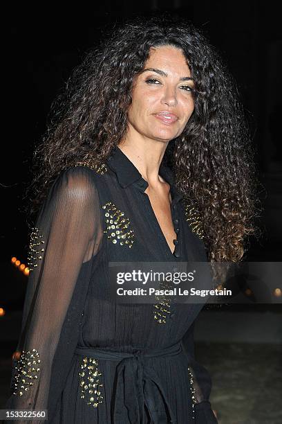 Affef Jnifen attends LE BAL hosted by MAC and Carine Roitfeld as part of Paris Fashion Week Spring / Summer 2013 at Hotel Salomon de Rothschild on...