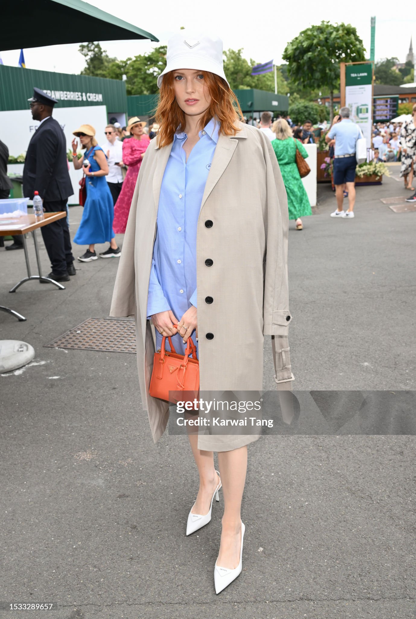 Ellie Bamber - attends day 9 of Wimbledon Tennis Championships in HQ