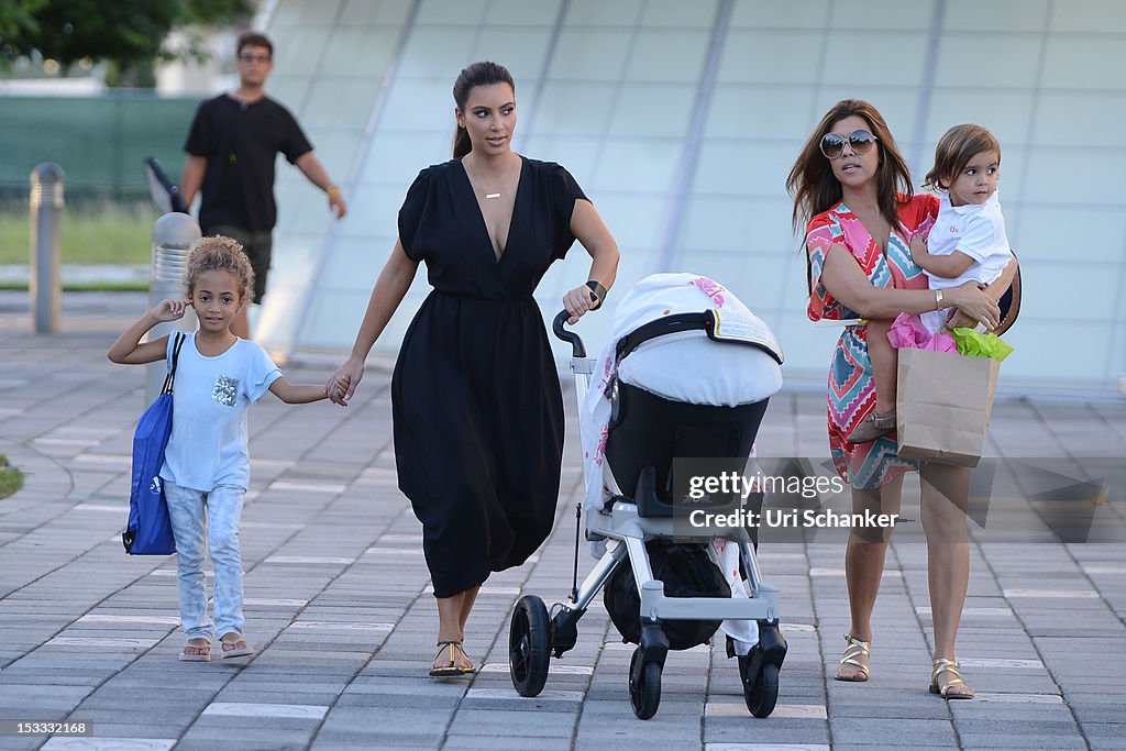 Kardashians Visit Miami Children's Museum