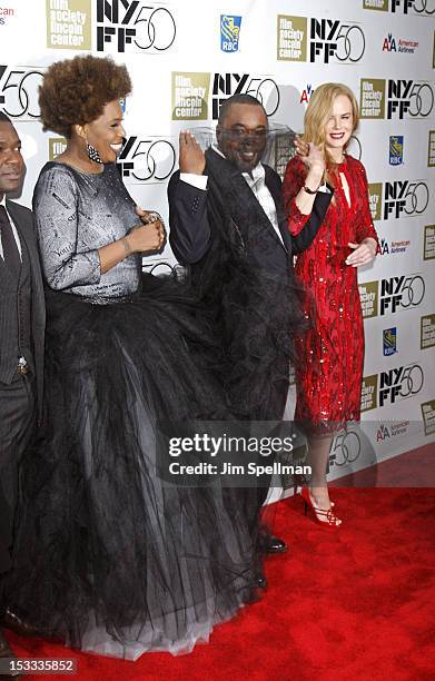 Actress Macy Gray, director Lee Daniels and actress Nicole Kidman attend the Nicole Kidman Gala Tribute during the 50th annual New York Film Festival...