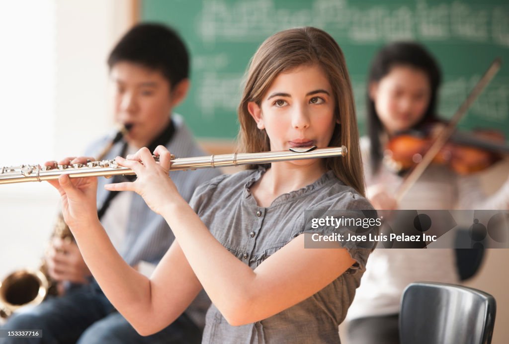 Students Using Instruments Students Playing Musical Instruments High-Res Stock Photo - Getty Images