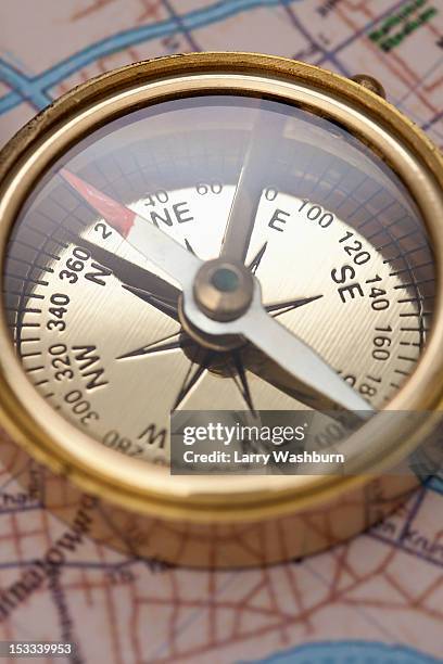 Visual Compass Or Road Map 699 Road Map And Compass Stock Photos, High-Res Pictures, and Images ...