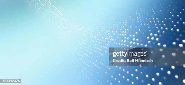 diminishing dot pattern against an abstract background - quantity abstract stock illustrations