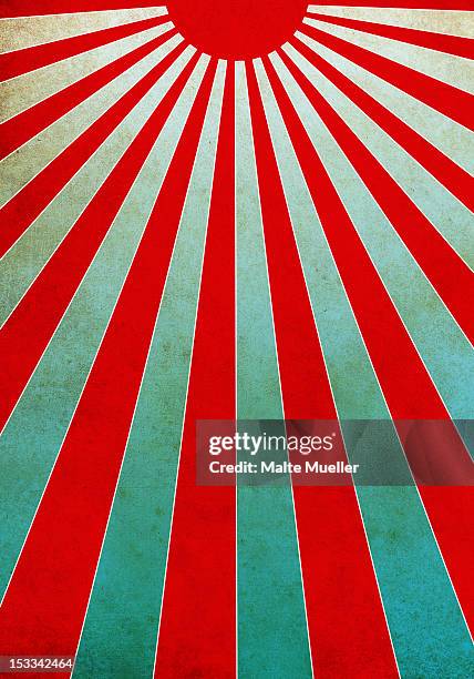 red sunbeams illustration - linear abstract painting stock illustrations