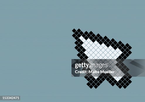 8-bit style cursor arrow 8-bit style cursor arrow