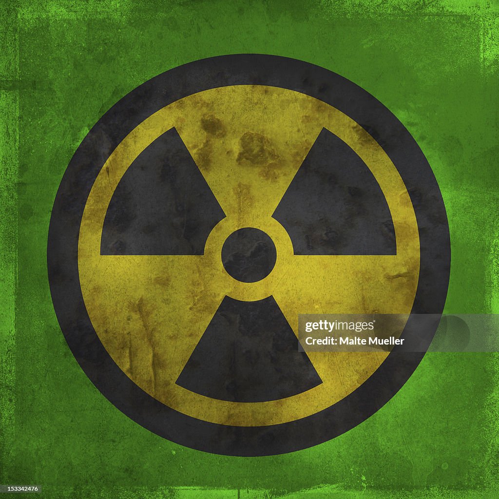 Nuke Symbol Rust Nuclear Symbol Green