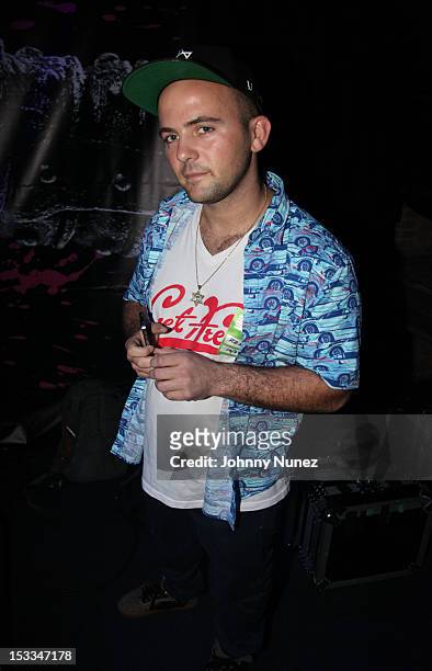 Kosha Dillz attends the Music Hall of Williamsburg on October 3, 2012 in the Brooklyn borough of New York City.