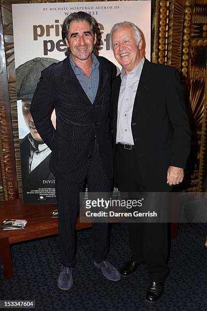 John Lynch and Pat O'Connor attend the premiere of "Private Peaceful" at the Curzon Mayfair on October 3, 2012 in London, England.