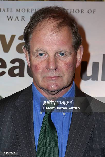 Michael Morpurgo attends the premiere of "Private Peaceful" at the Curzon Mayfair on October 3, 2012 in London, England.